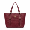 Legend Classic Designer Tote Bag - Maroon Wine