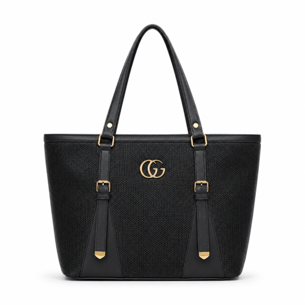 Legend Classic Designer Tote Bag - Black