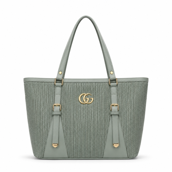 Legend Classic Designer Tote Bag - Sage Grey